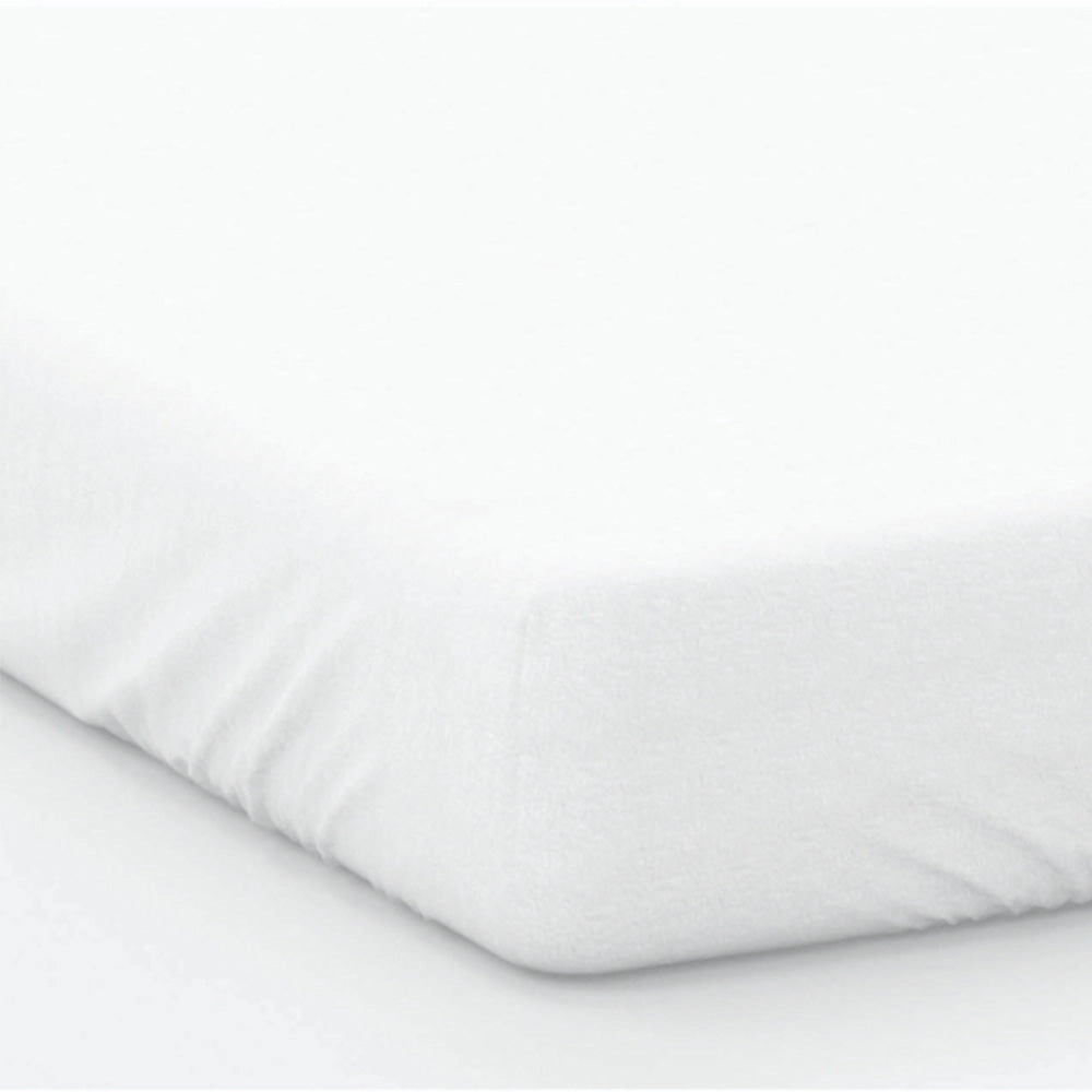 200 Thread Count Cotton Percale Fitted Bed Sheet White