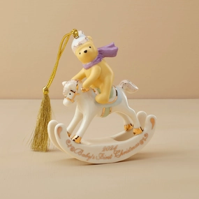 2024 Pooh Baby's 1st Christmas Ornamenthome decorative items