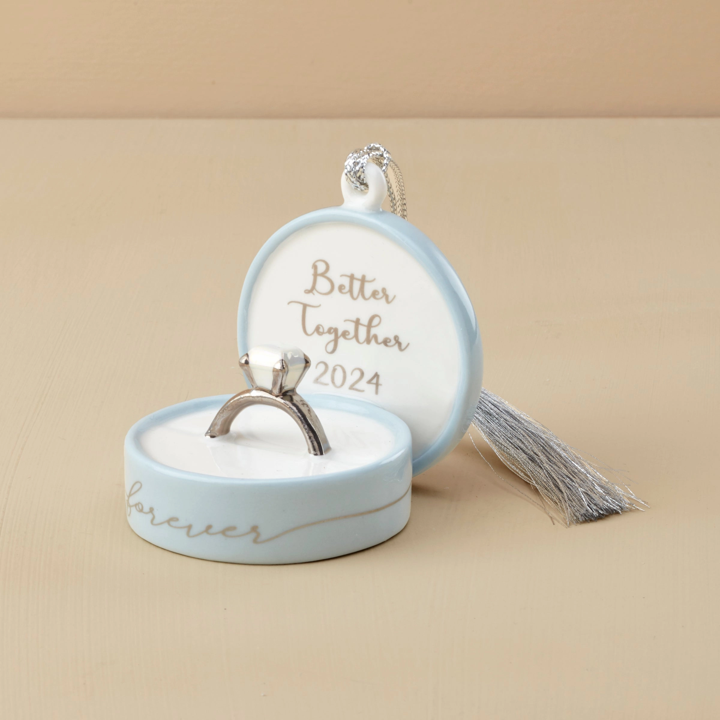 2024 Together Forever Ring Box Ornamenthome decorative items