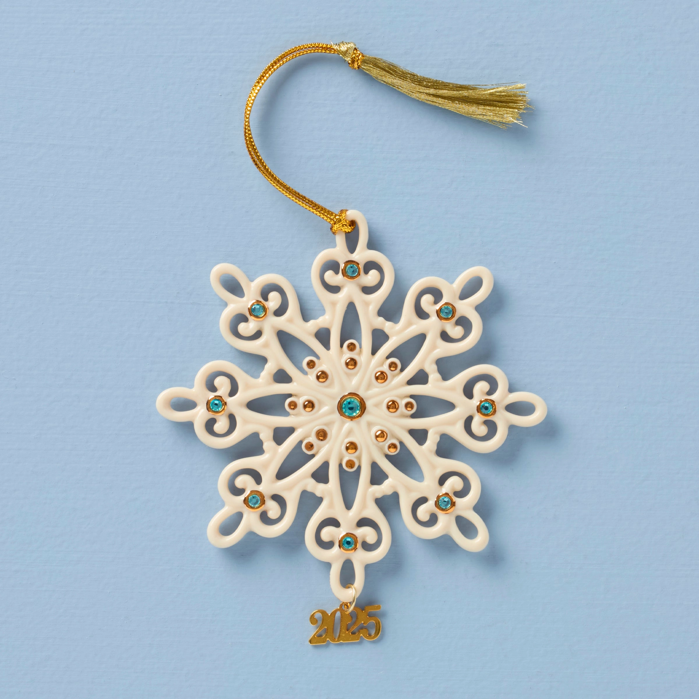 2025 Gemmed Snowflake Ornamenthome decorative items