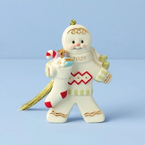 2025 Gingerbread With Stocking Ornamenthome decorative items