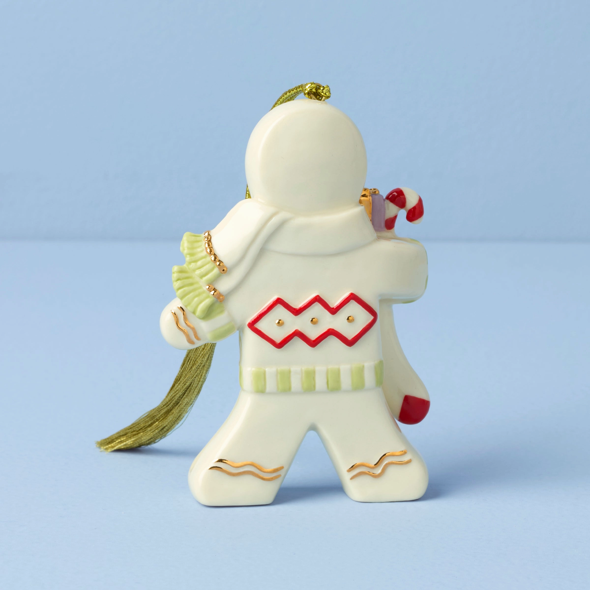2025 Gingerbread With Stocking Ornament