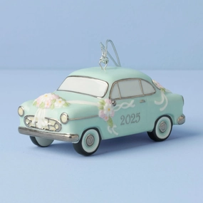 2025 Just Married Vintage Car Ornamenthome decorative items