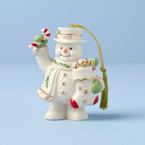 2025 Snowman With Stocking Ornamenthome decorative items