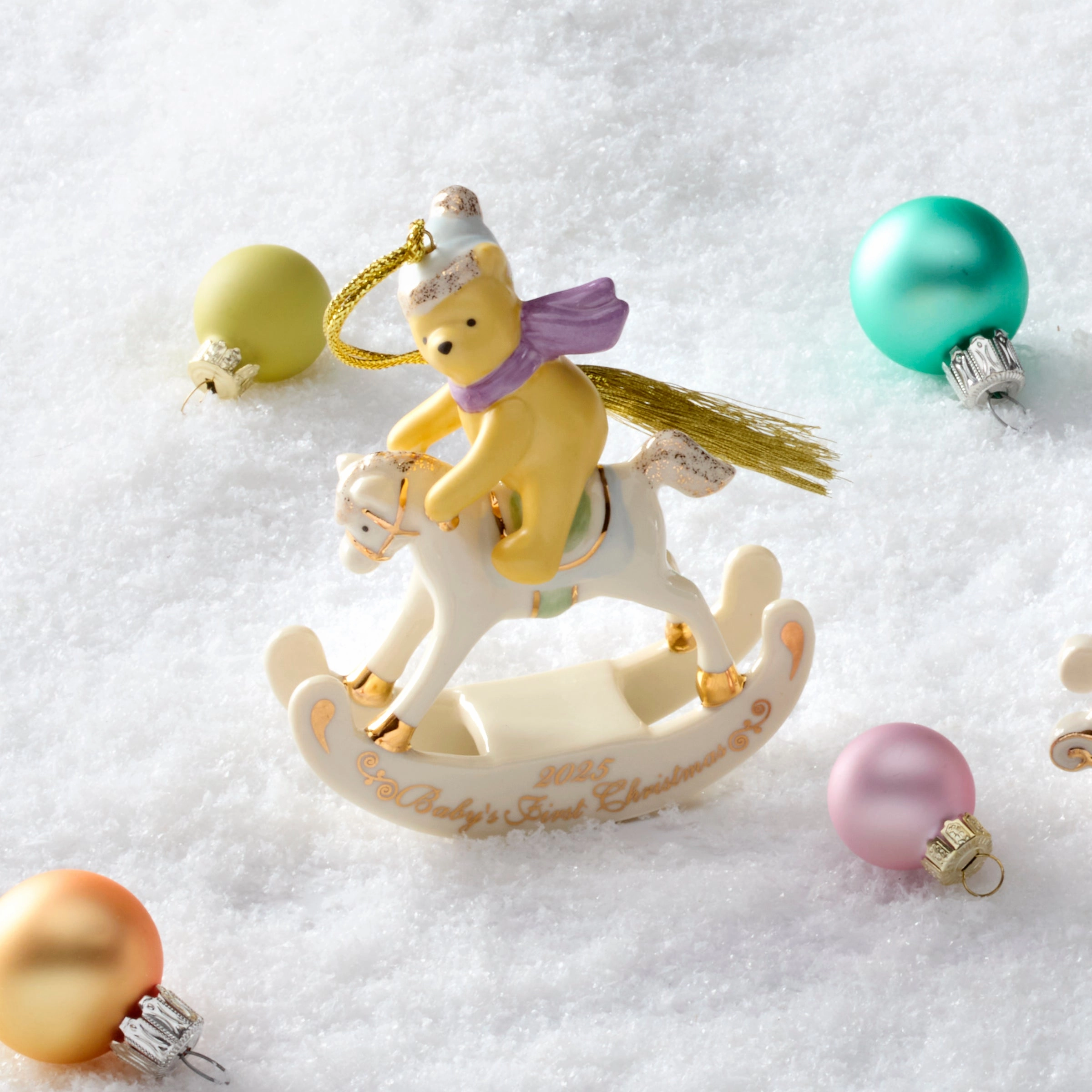 2025 Winnie The Pooh Baby's 1st Christmas Ornament