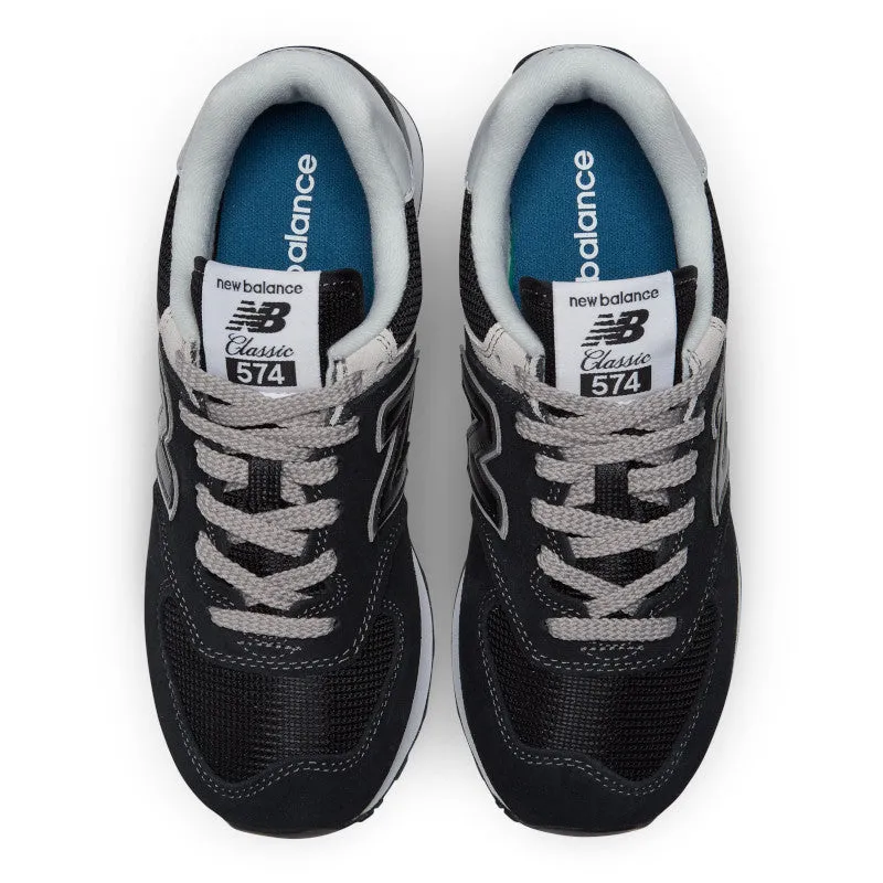 574 Core - Black with White - Women's
