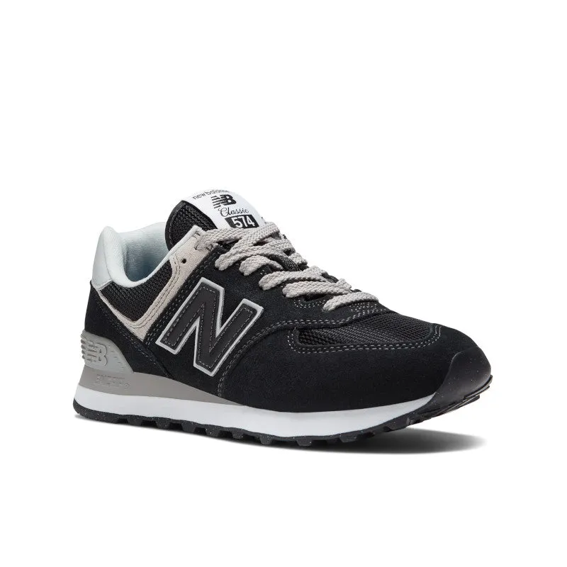 574 Core - Black with White - Women's
