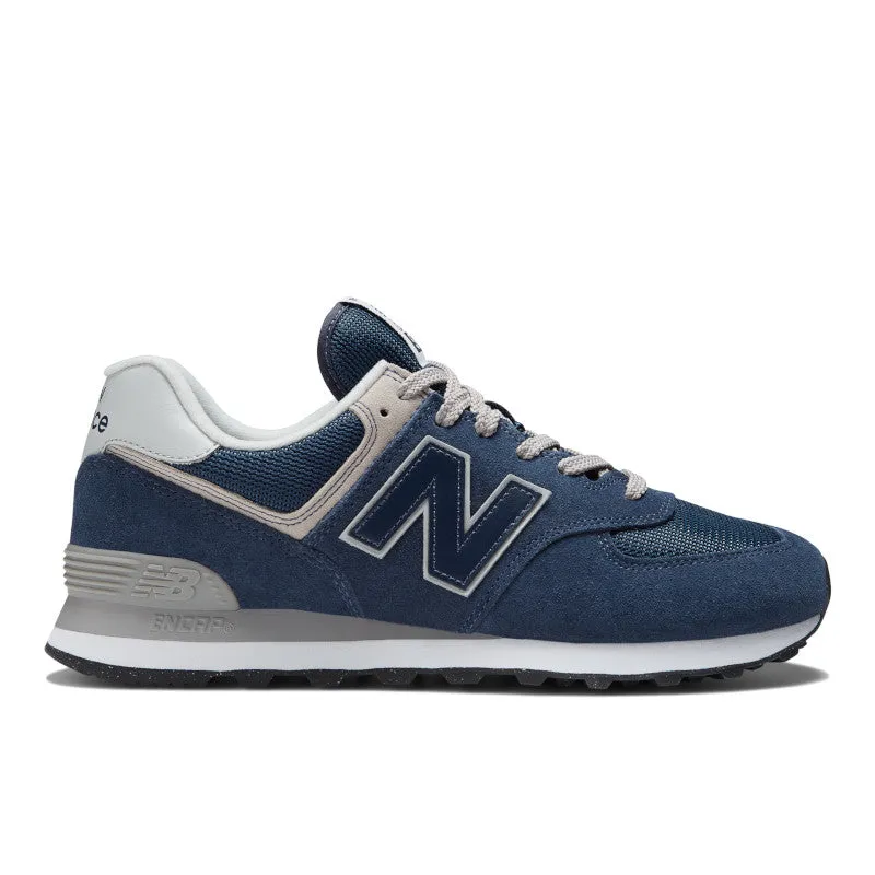 574 Core - Navy with White - Men's