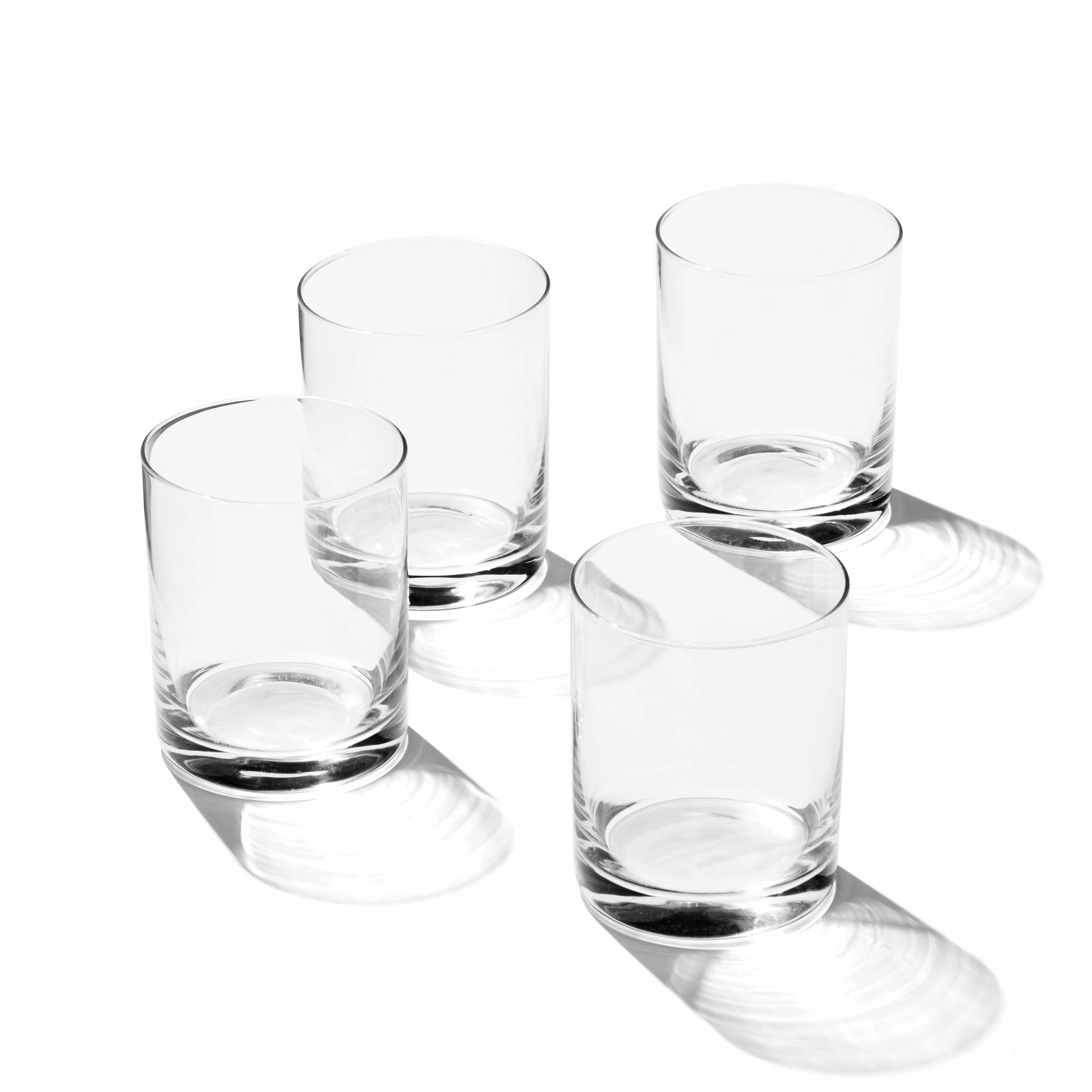 5 O'Clock Double Old Fashion Glasses - Set Of 4