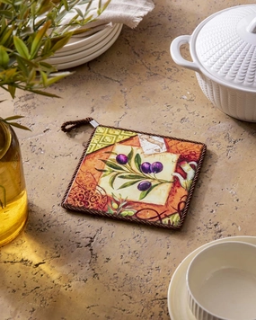 'Bountiful Berries' Wall Hanging Trivetmodern kitchen decor ,kitchen dinner set ,dinnerware 