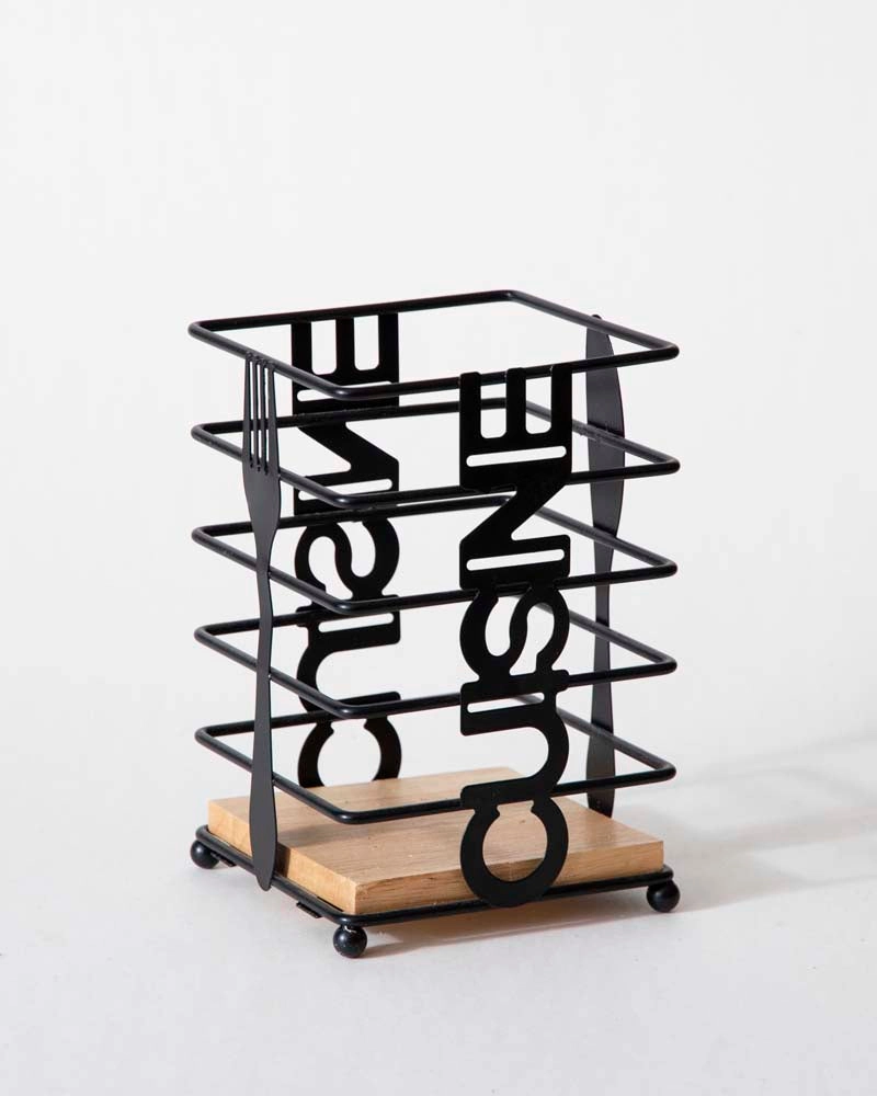 'Cuisine' Square Cutlery Stand