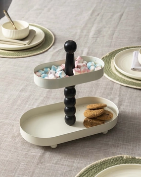 'Entrada' 2 Tier Cake Standmodern kitchen decor ,kitchen dinner set ,dinnerware 