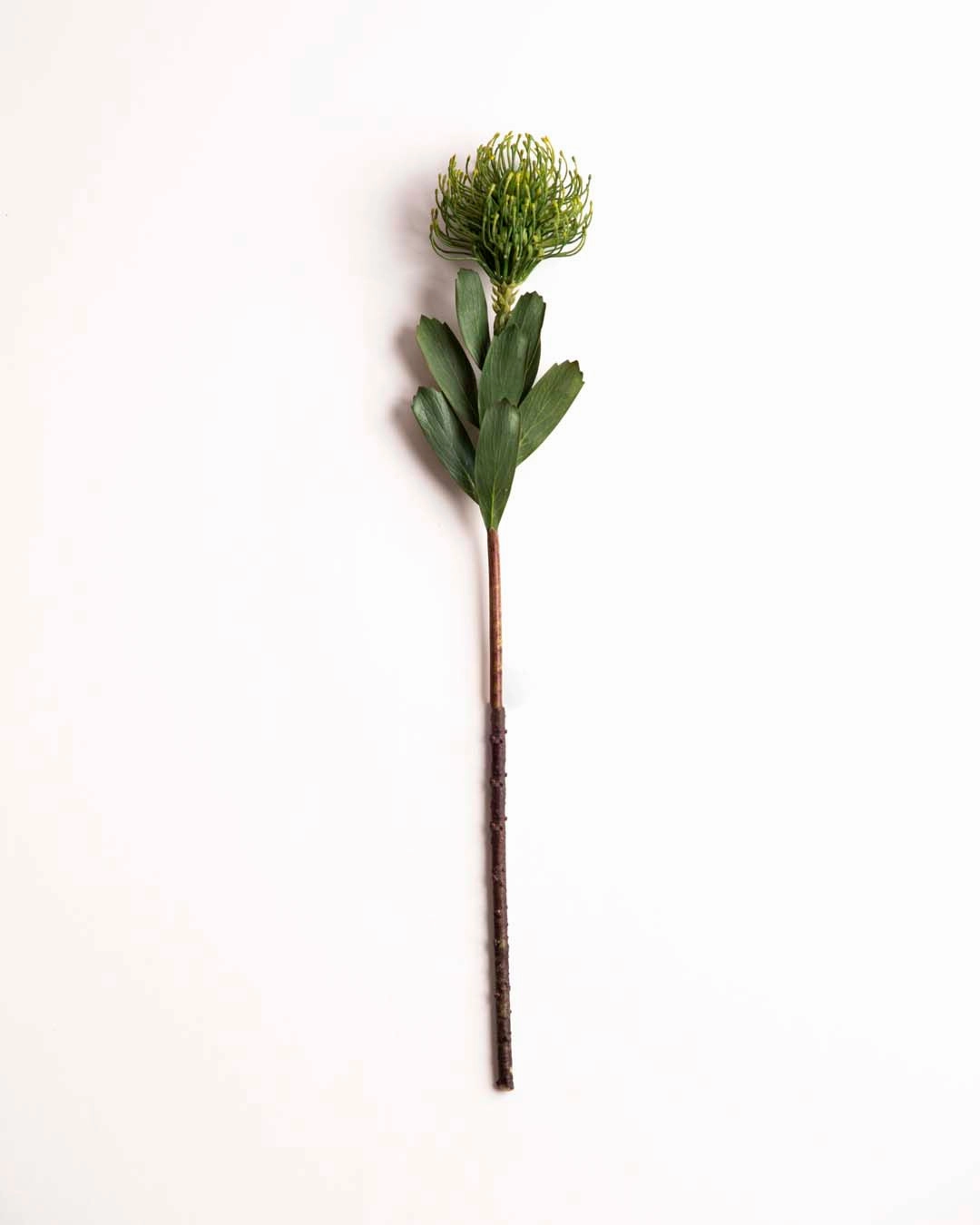 'Flame Flower' Decorative Faux Flower Stick - Green