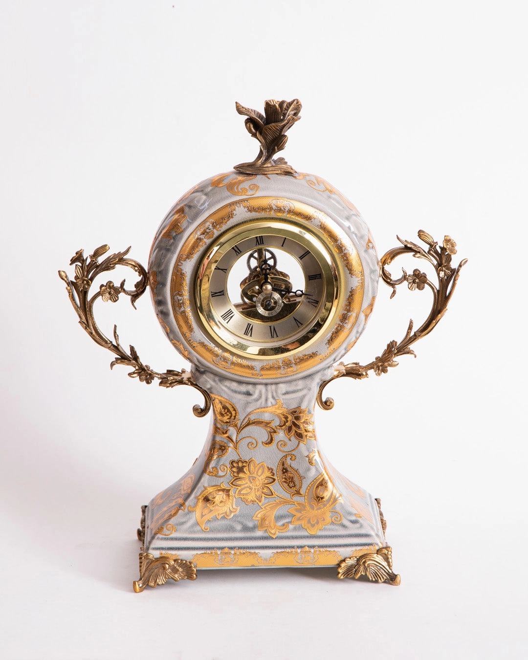 'Golden Celeste' Ornamental Decorative Table clock