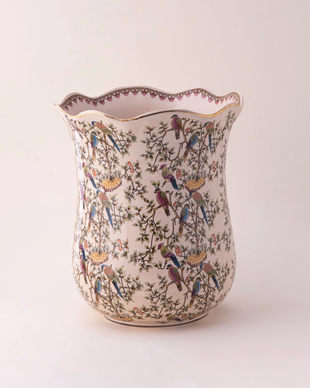 'Imperial Aviary' Ornamental Decorative Vase