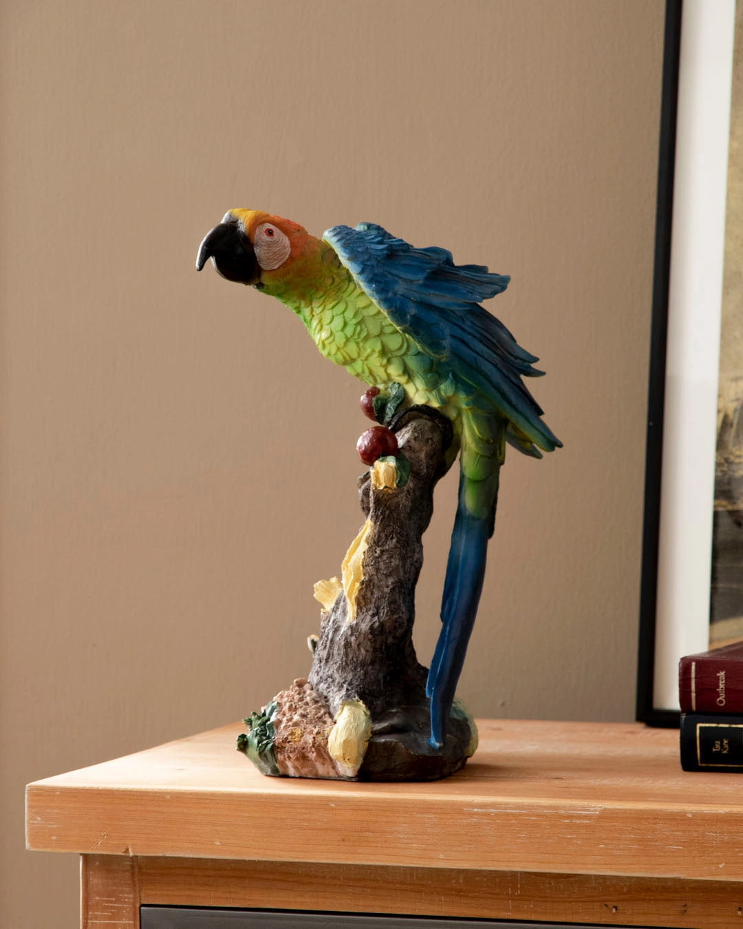 'Jungle Majesty' Decorative Parrot Figurinehome decor ,wall decor 