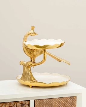 'Mayura' 2-Tier Servermodern kitchen decor ,kitchen dinner set ,dinnerware 