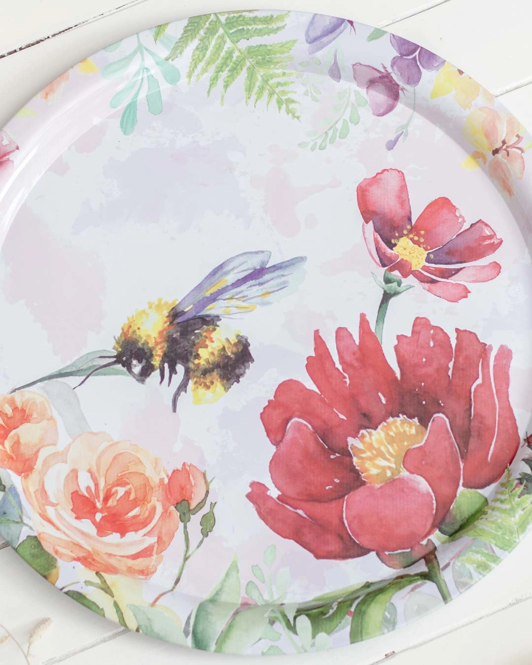 'Nectar' Round Serving Tray - Set Of 2