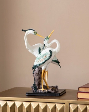"Lovers Of The Wetlands" Cranes Figurinehome decor ,wall decor 