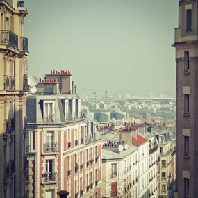 "Paris Rooftops" from Getty Imagesnordic style wall decor