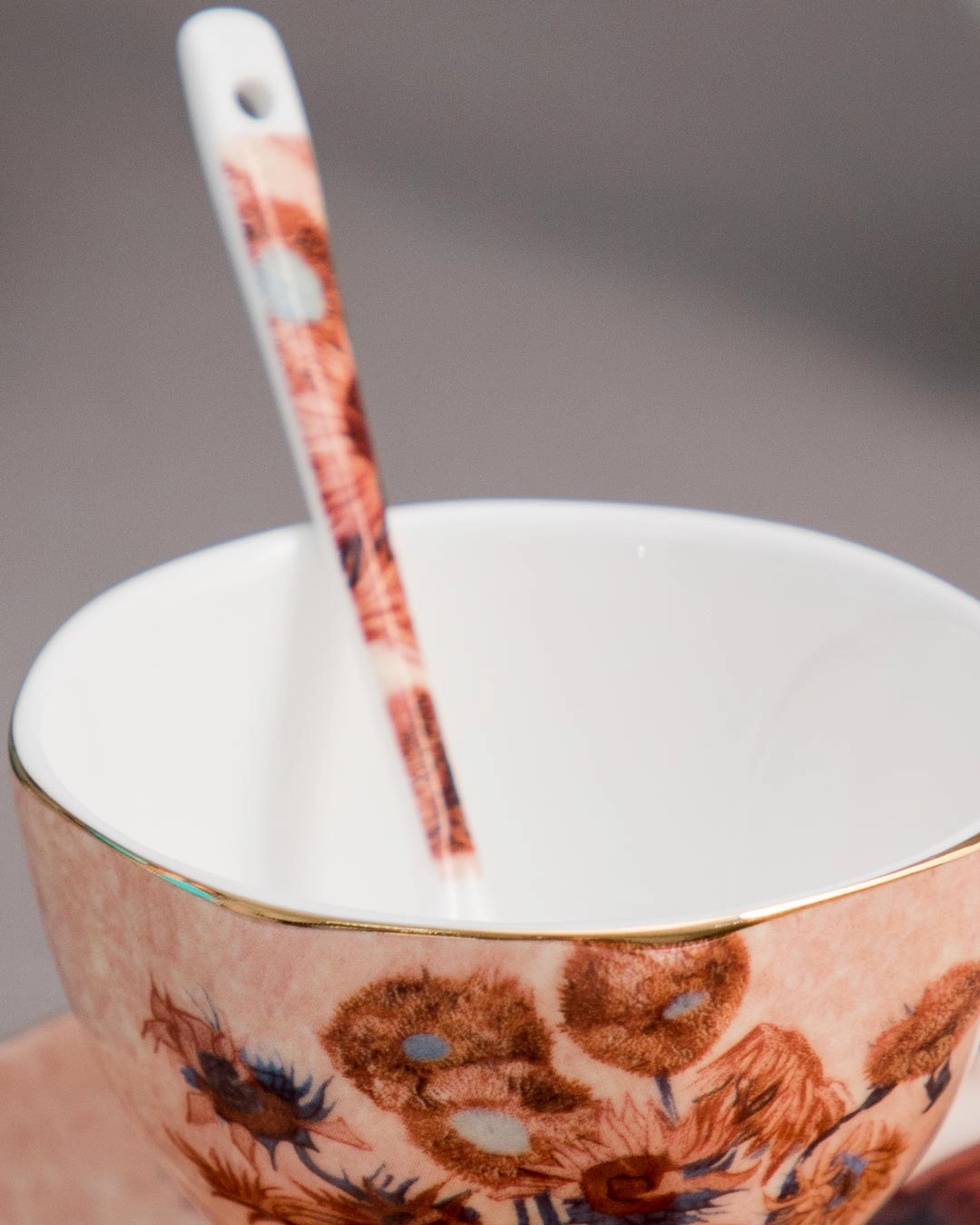 'Sunflowers' Vincent Van Gogh Painting Cup & Saucer