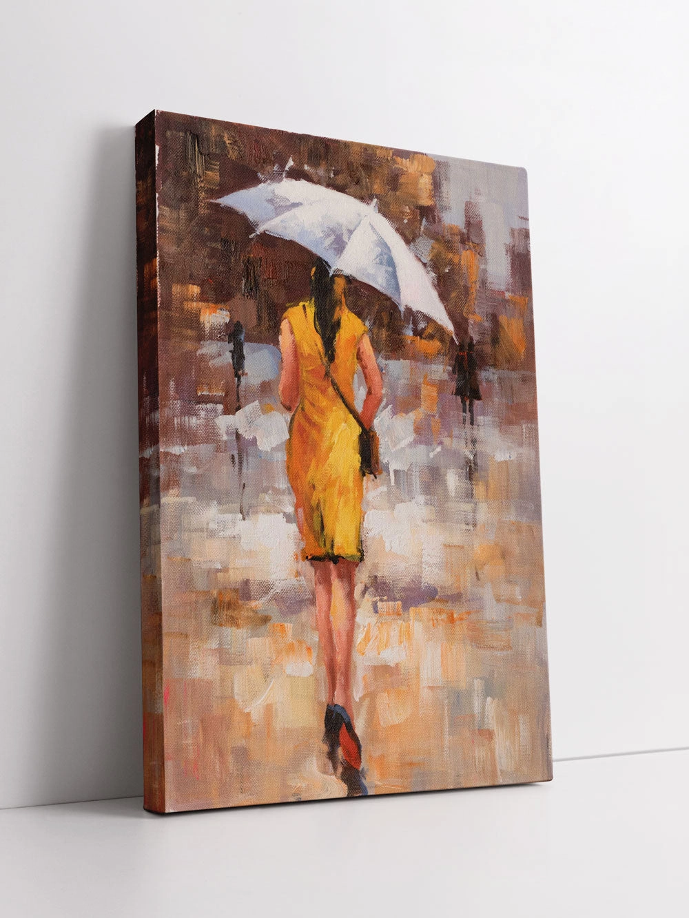 'The Lone Walk' Handmade Oil Painting 24"x 36"