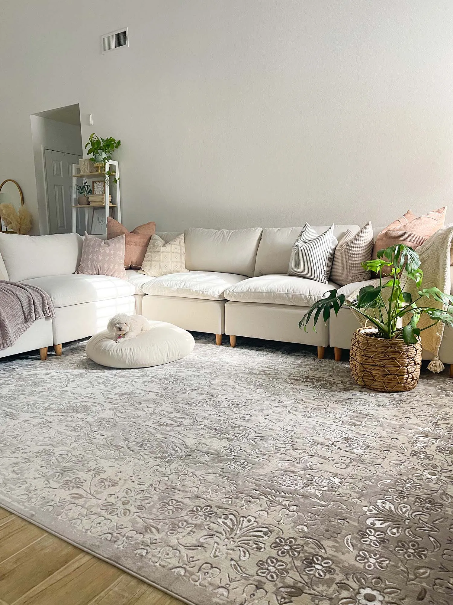 Aaerin Charcoal Grey And Ivory Traditional Distressed Rug *NO RETURNS UNLESS FAULTY