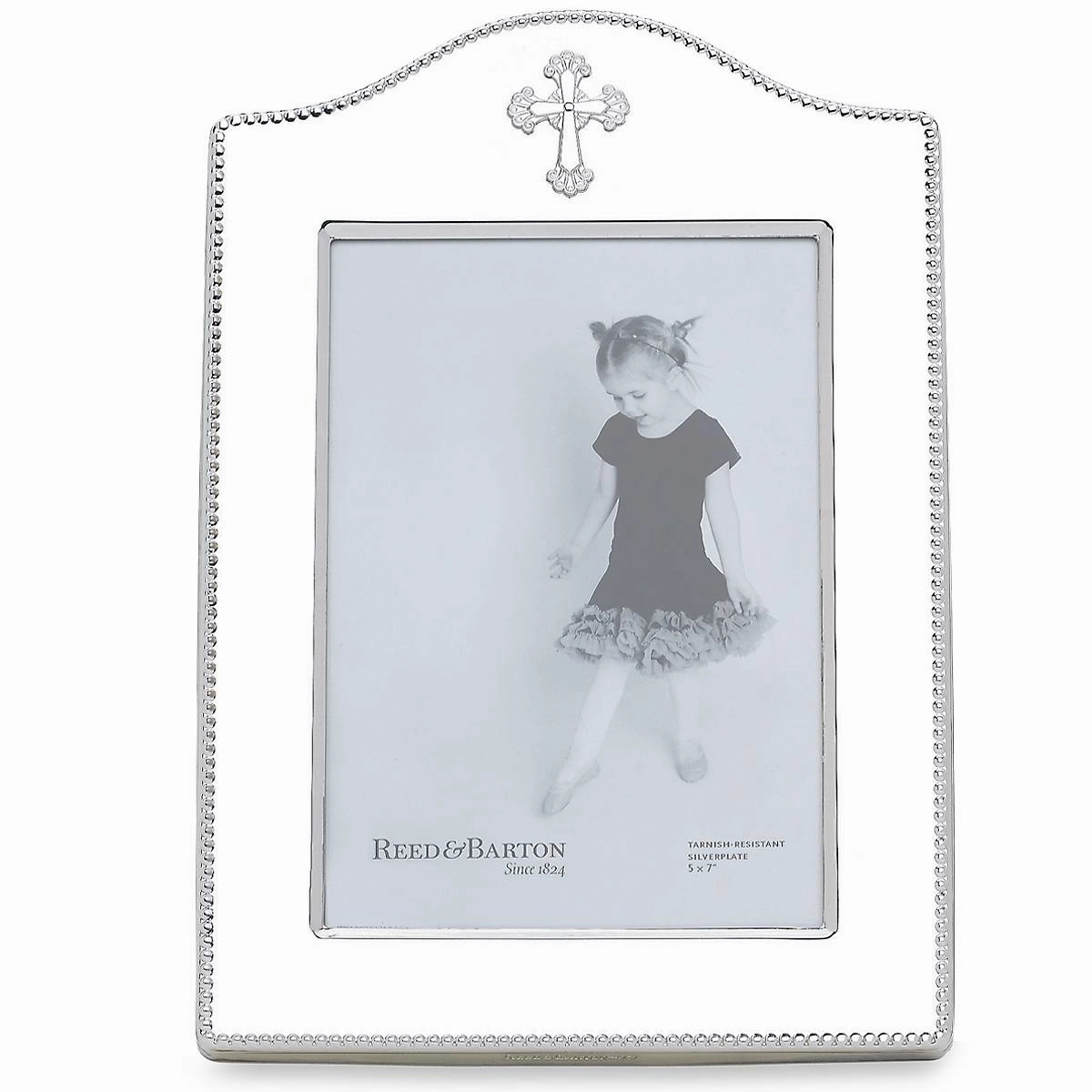 Abbey Cross Silverplate 5" x 7" Framehome decor ,wall decor 