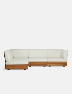 Abbot Outdoor Modular Chaise Sectional Sofa by Sarah Sherman Samueloutdoor wrought iron plant stand