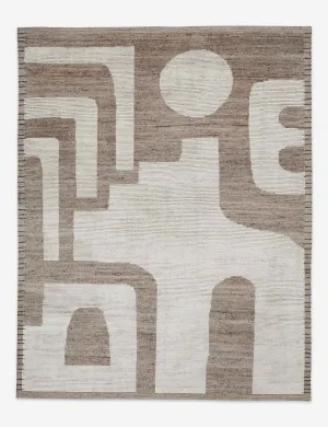 Abode Rug by lan Byrdmodern color block patchwork rug