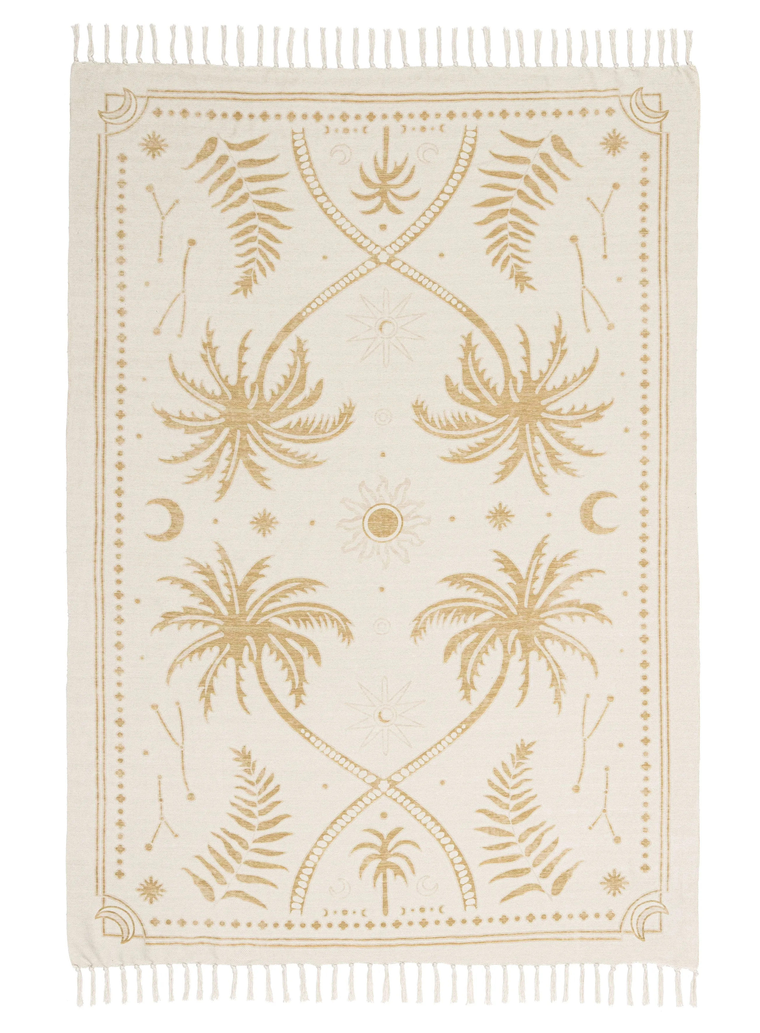 Abreeza Beige Cream Boho Picnic Rugmodern color block patchwork rug
