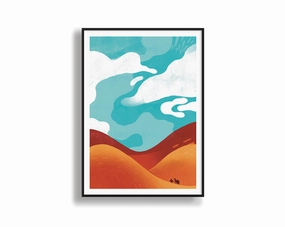 Abstract Desertmodern abstract painting decor