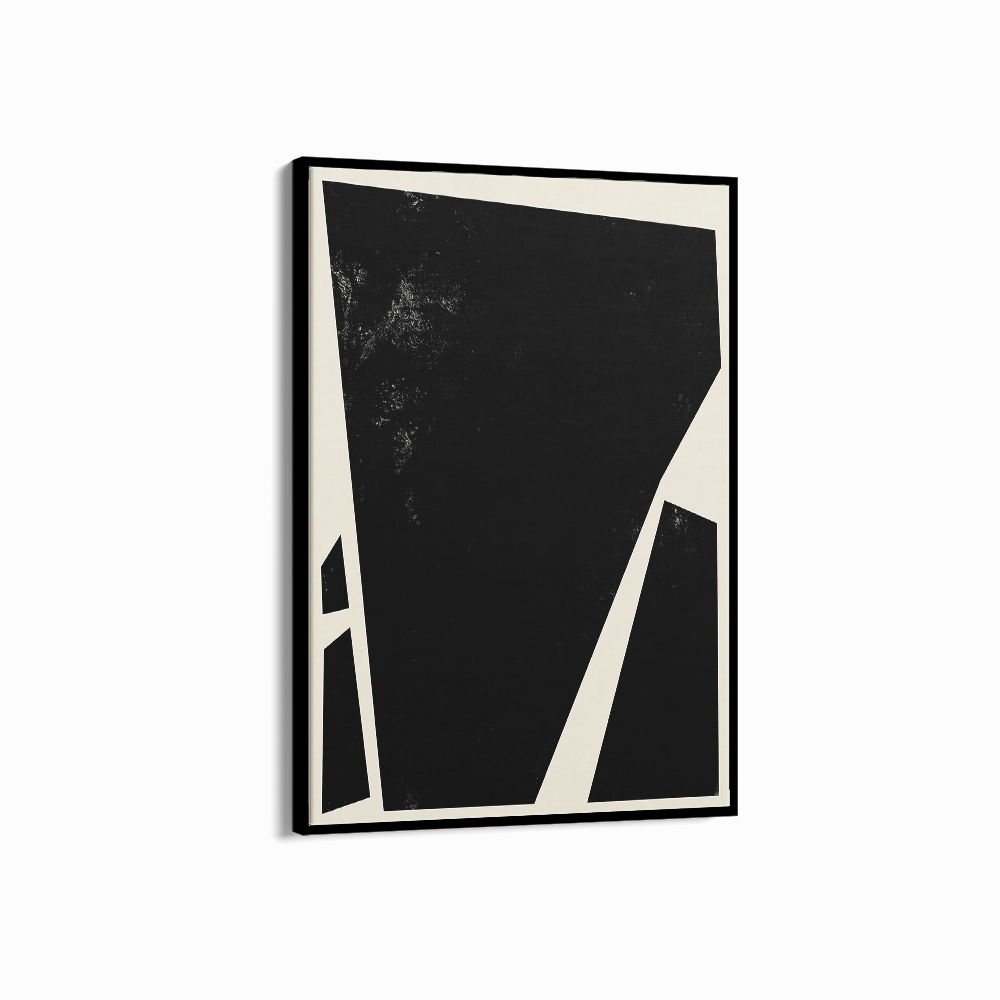 Abstract Squares Left Black