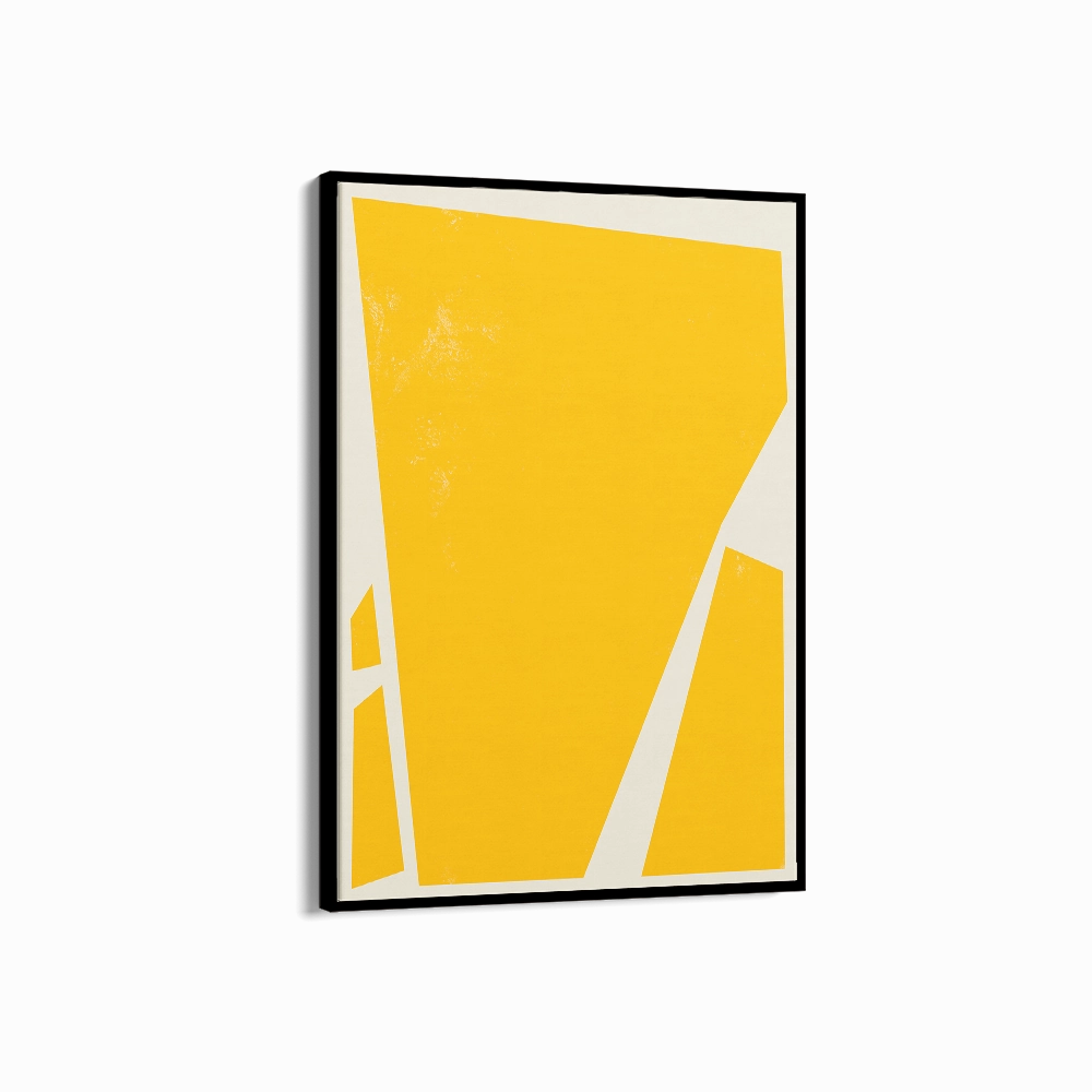 Abstract Squares Left Yellow