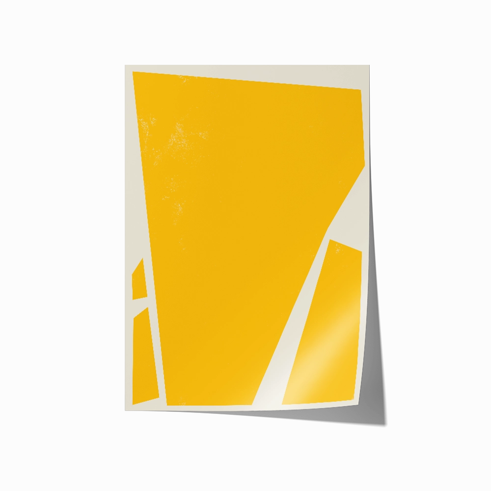 Abstract Squares Left Yellow
