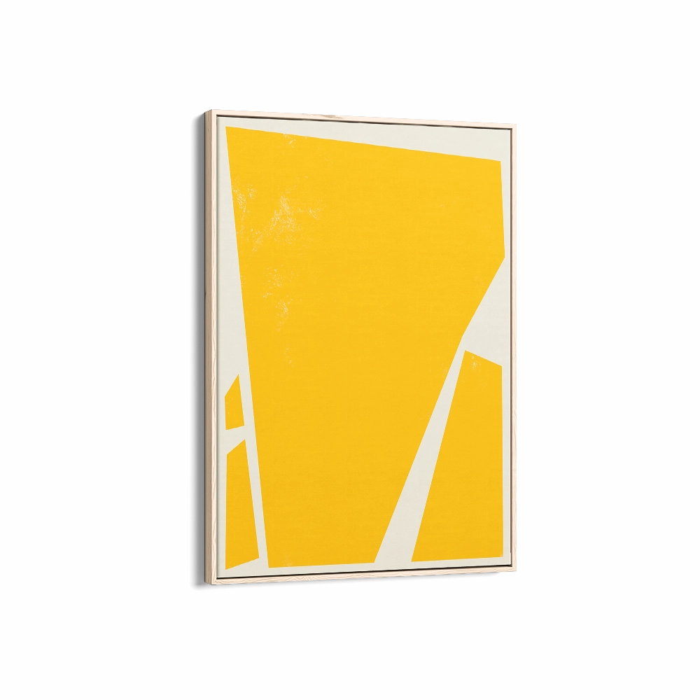 Abstract Squares Left Yellow