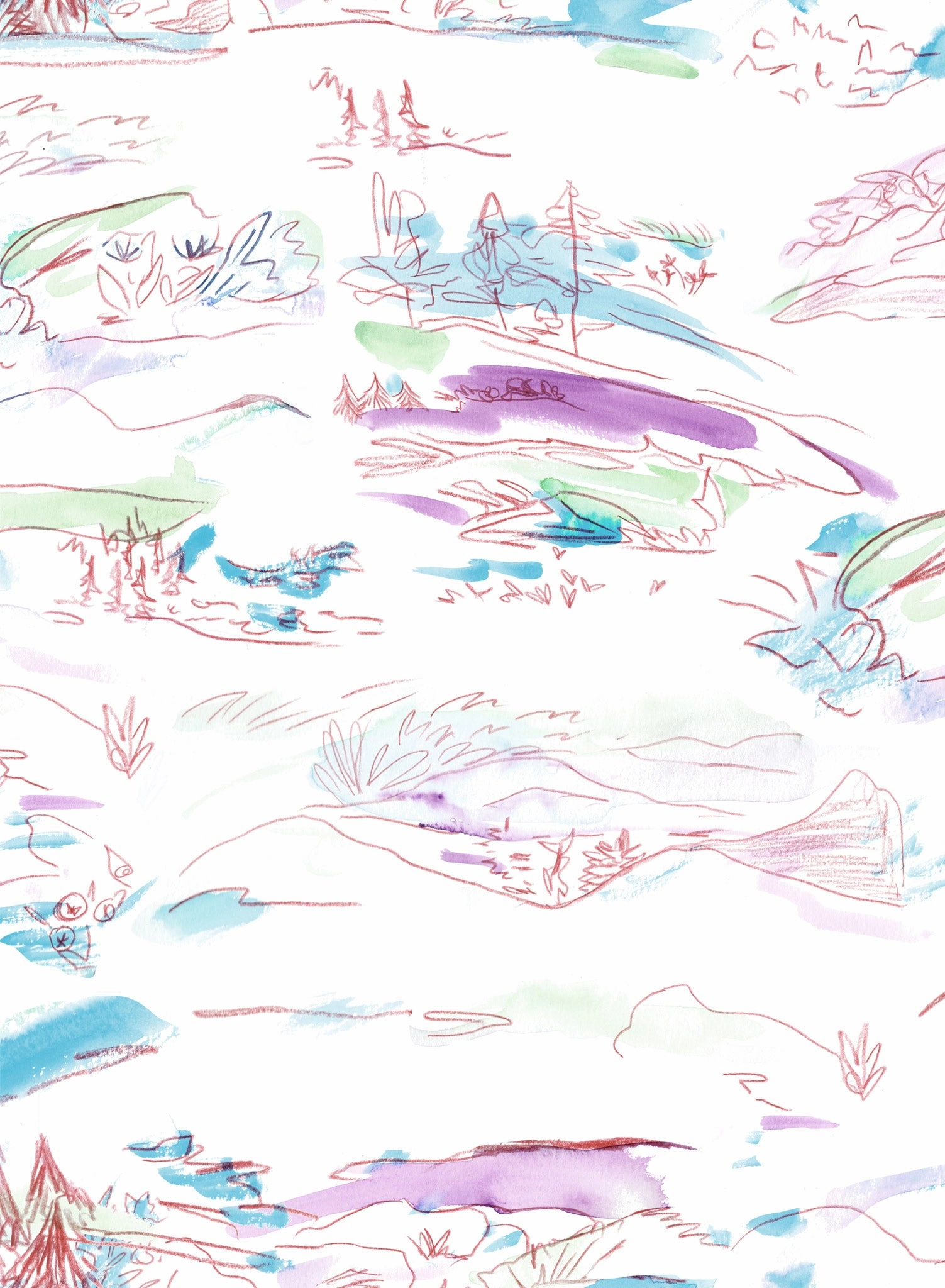 Acadia, Wallpapernordic minimalist wallpaper