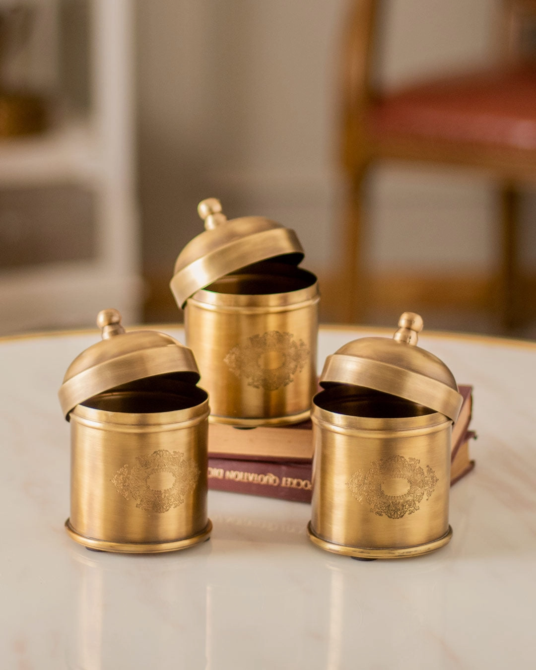 Acanthus Storage Containers - Set of 3