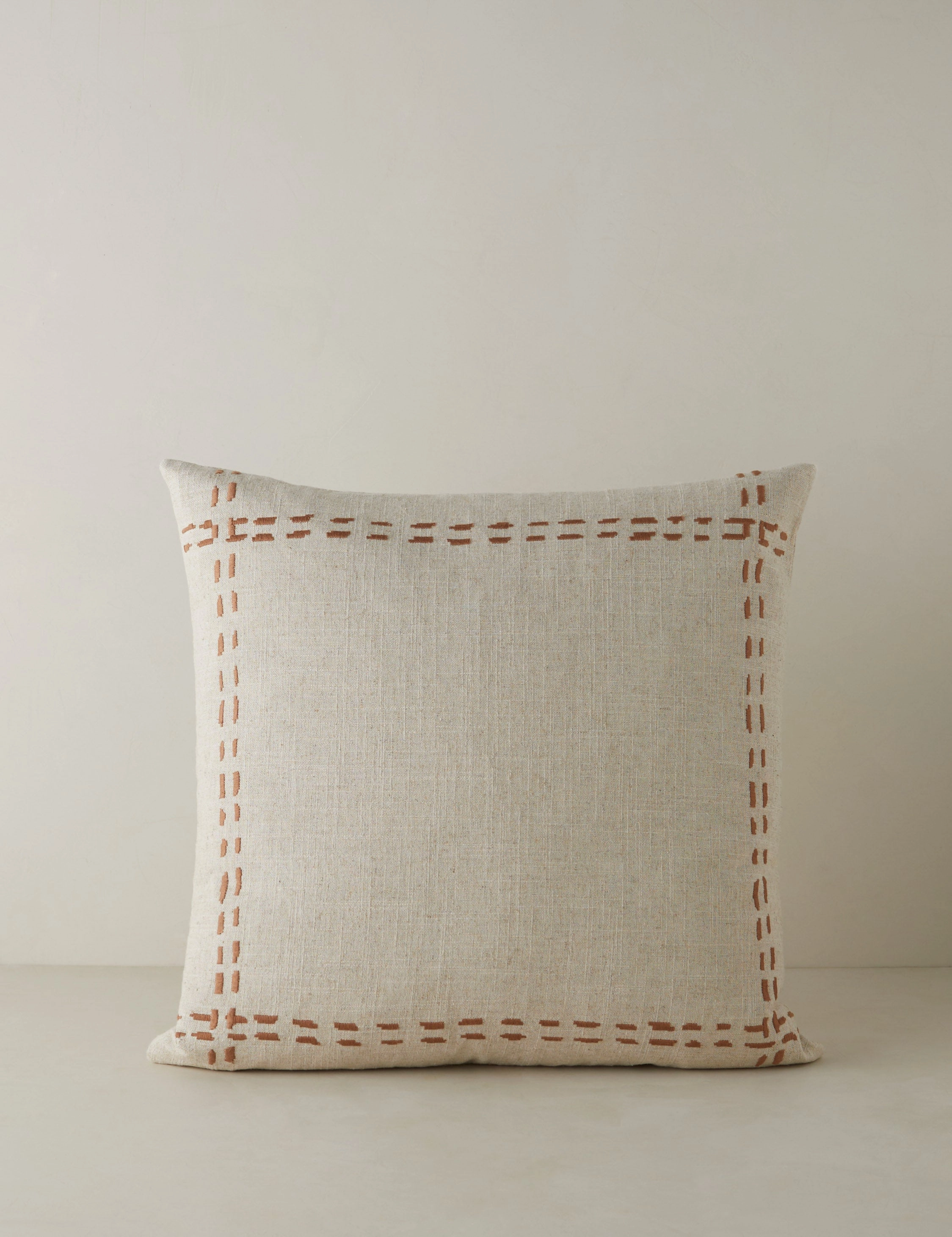 Accord Embroidered Pillow by lan Byrd