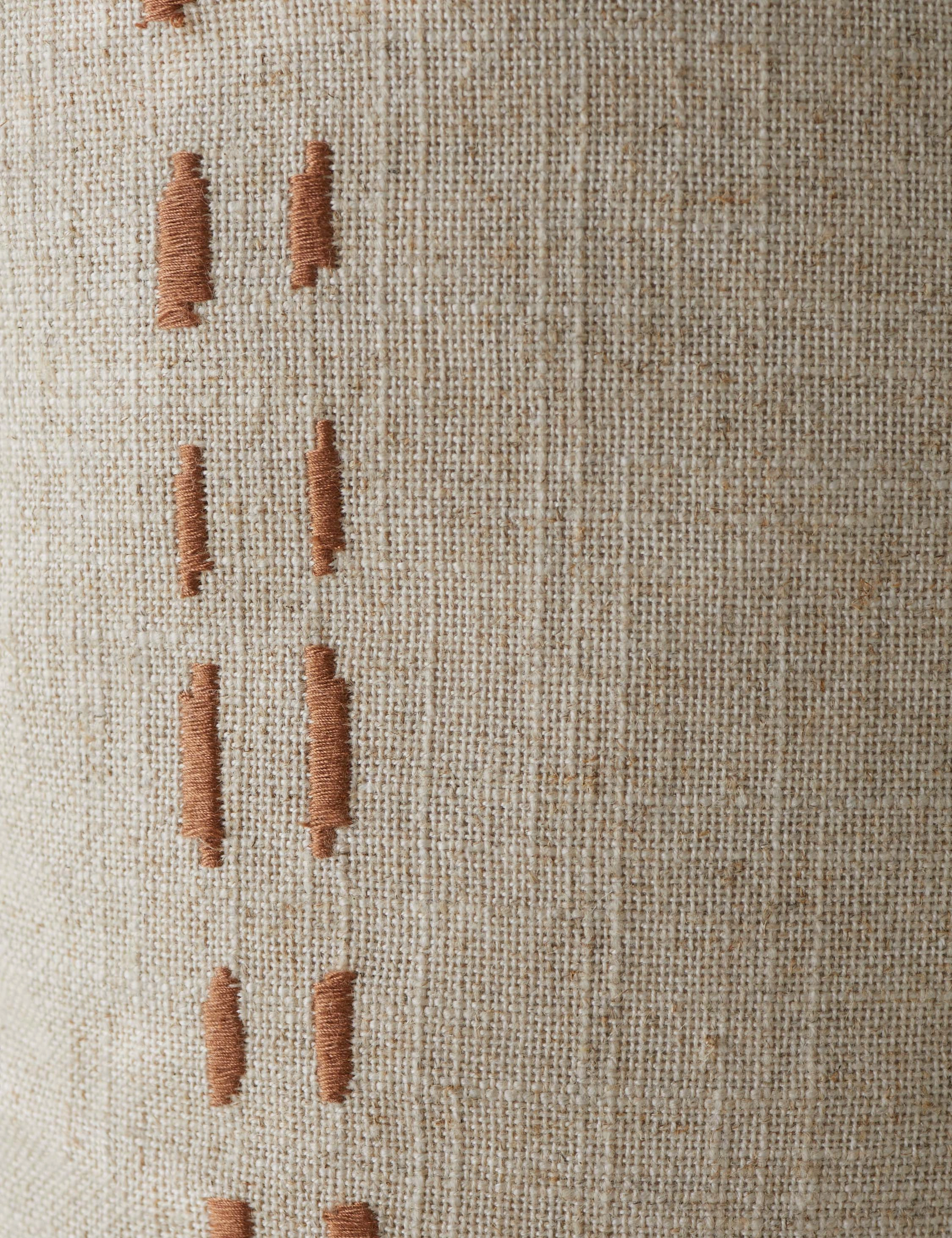 Accord Embroidered Pillow by lan Byrd