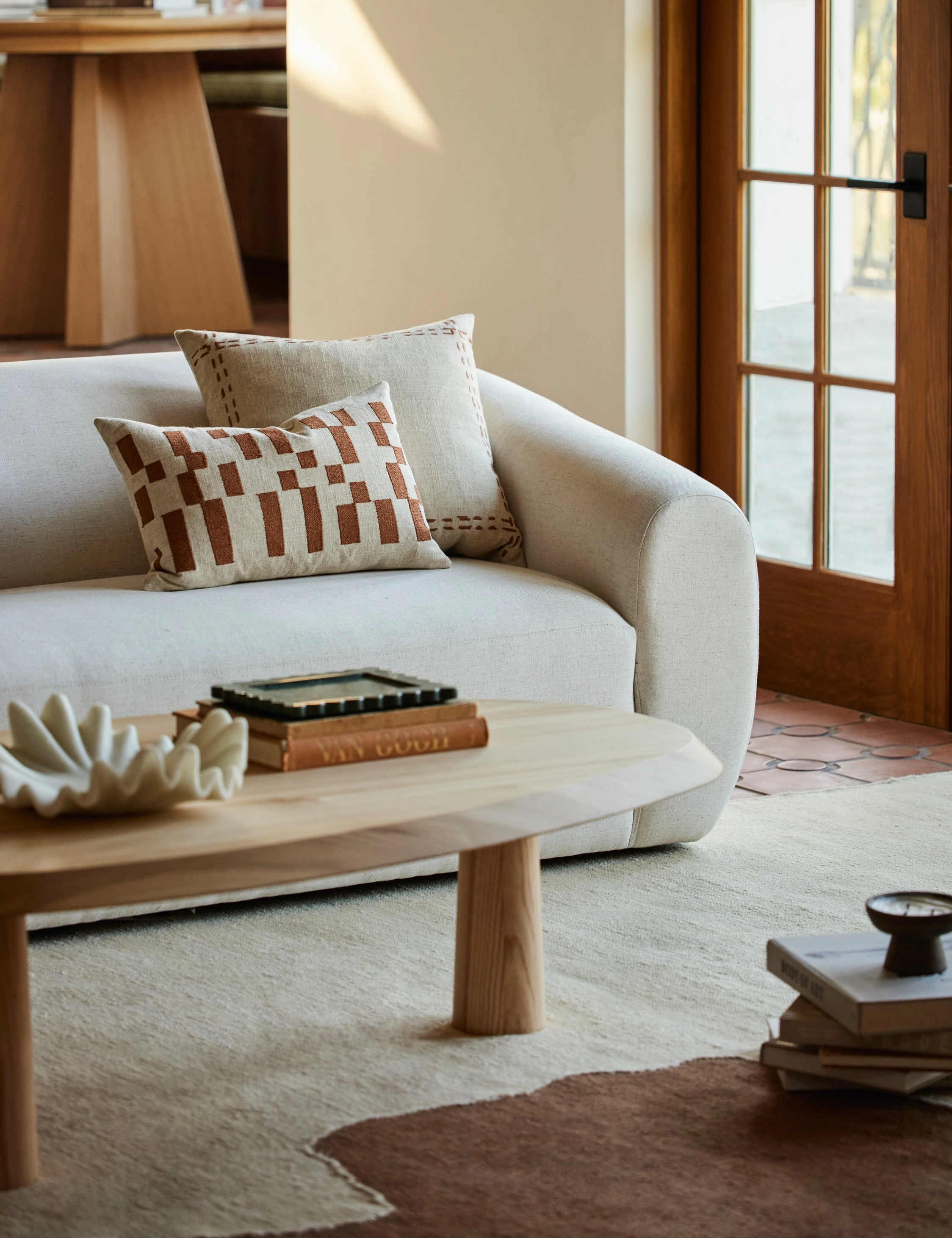 Accord Embroidered Pillow by lan Byrd