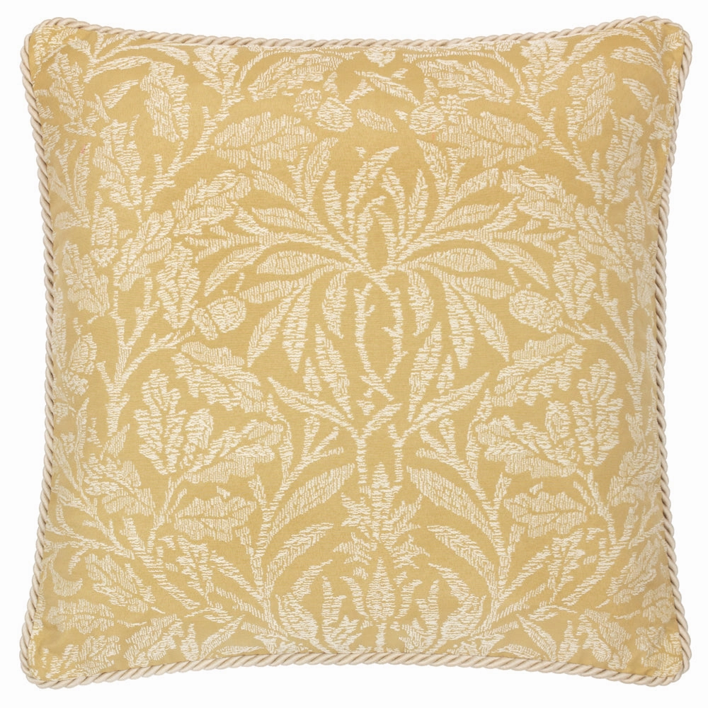 Acorn Tonal Jacquard Cushion Gold