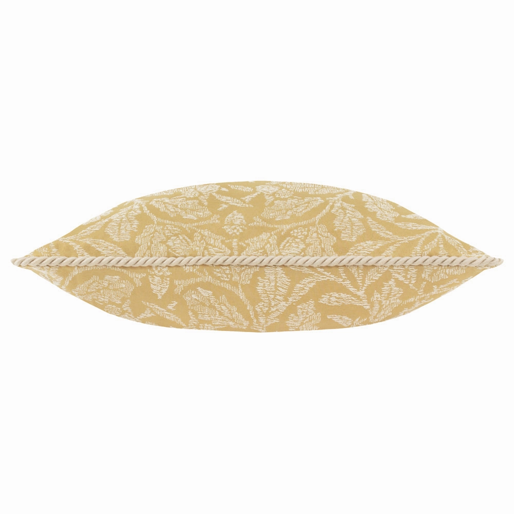 Acorn Tonal Jacquard Cushion Gold