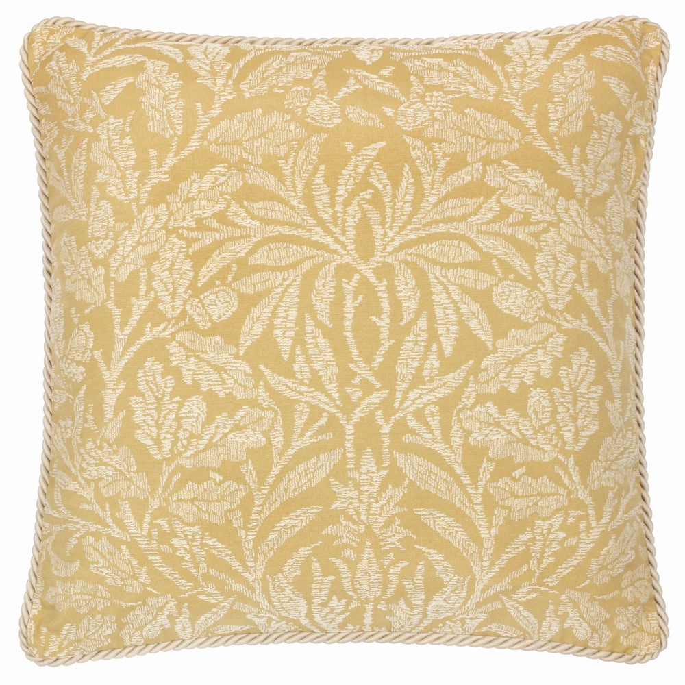 Acorn Tonal Jacquard Cushion Gold