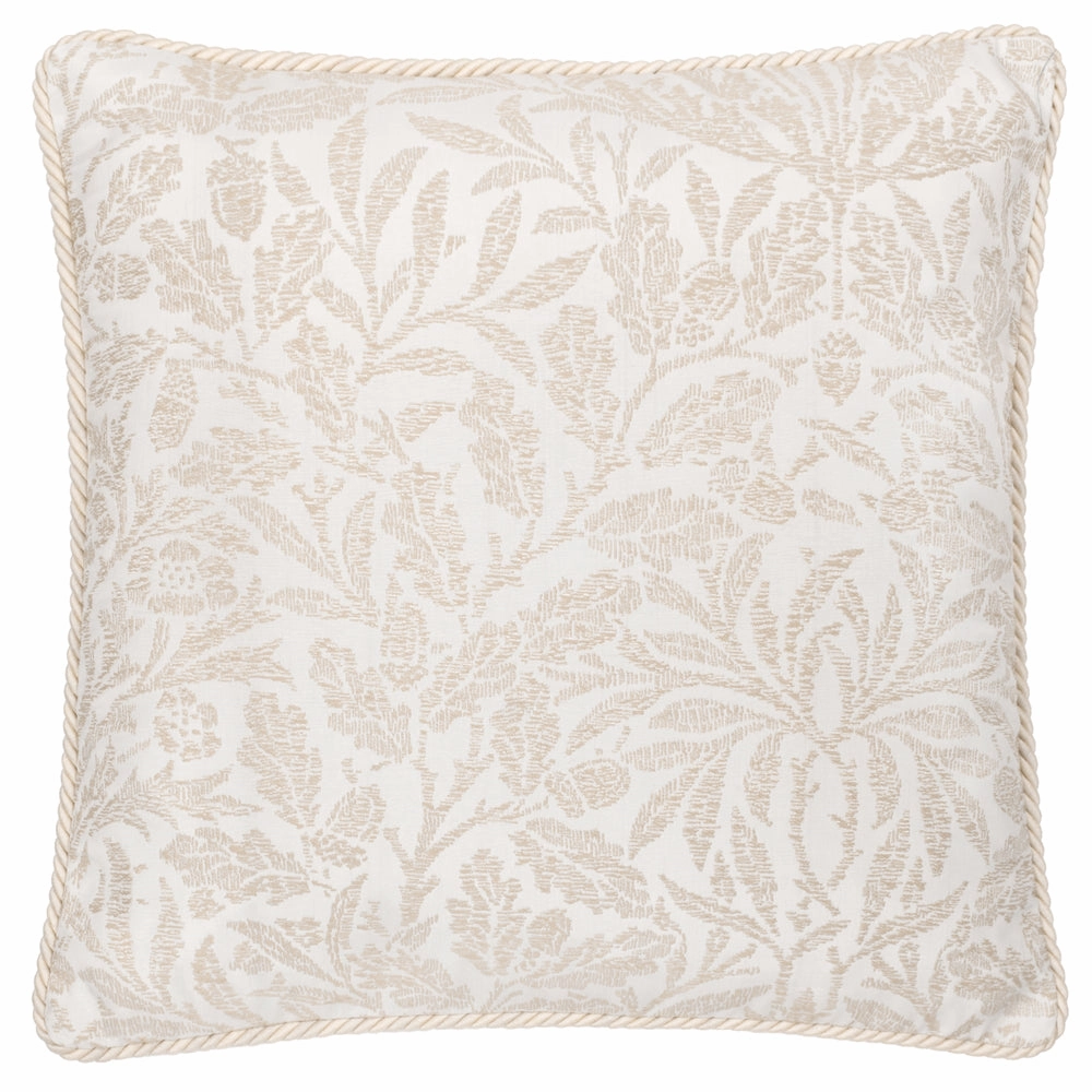 Acorn Tonal Jacquard Cushion Ivory