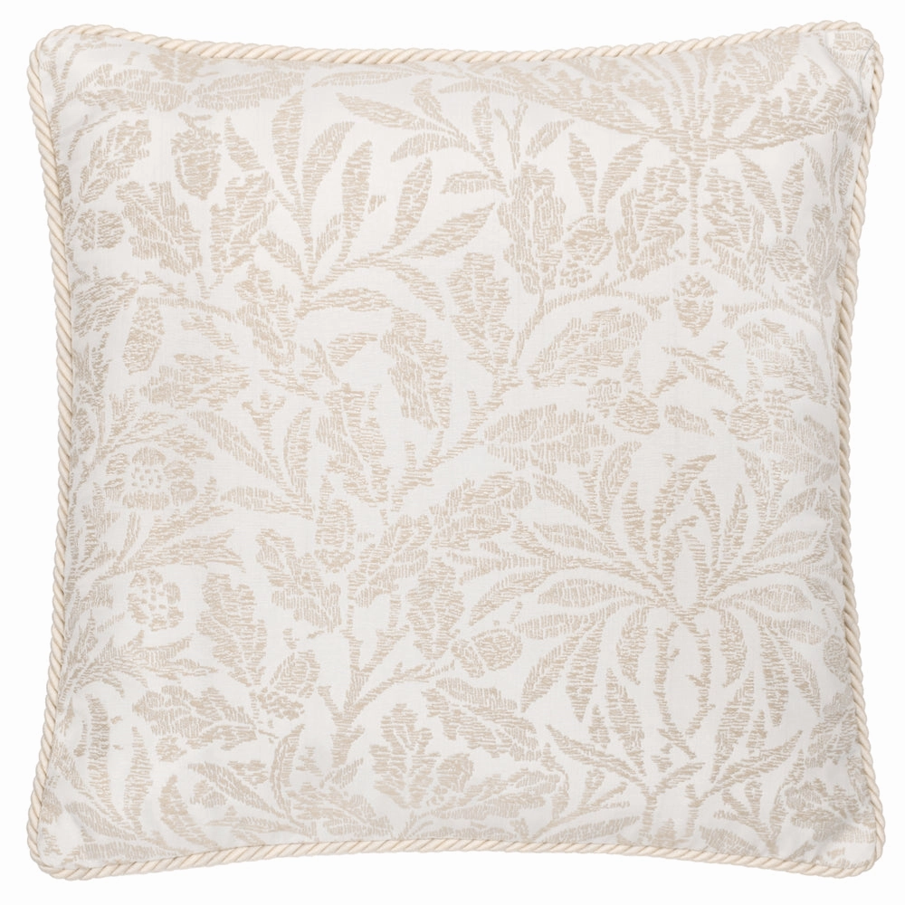 Acorn Tonal Jacquard Cushion Ivory