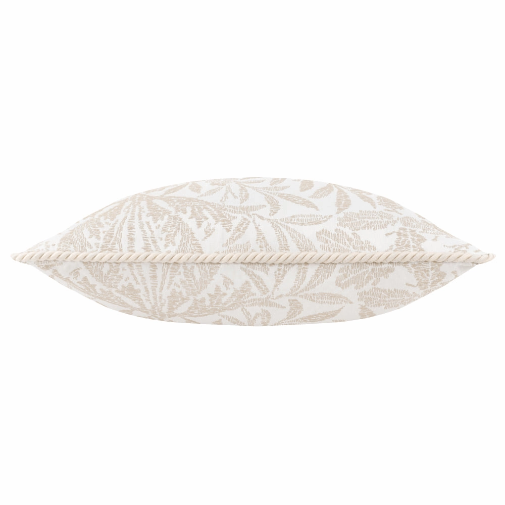 Acorn Tonal Jacquard Cushion Ivory