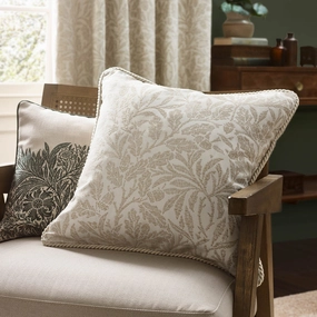 Acorn Tonal Jacquard Cushion Ivorybedding sets ,throw blankets 