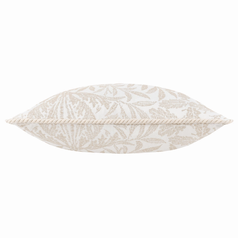 Acorn Tonal Jacquard Cushion Ivory