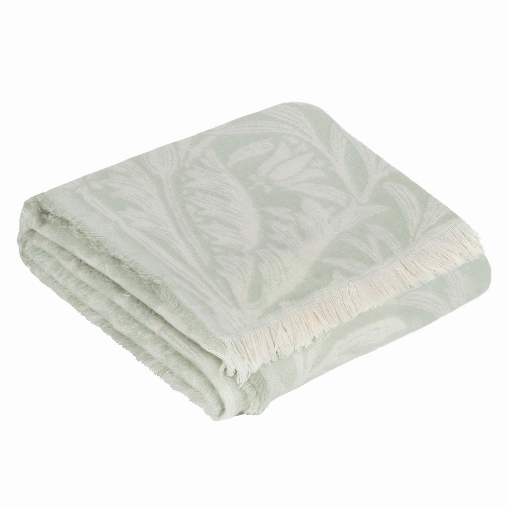Acorn Tonal Jacquard Throw Sage